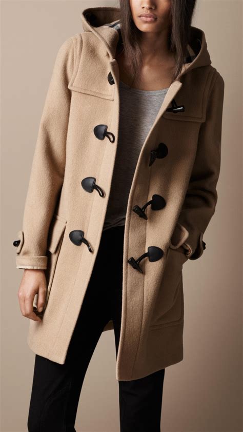 burberry brit dufflecoat damen|duffle coat burberry femme.